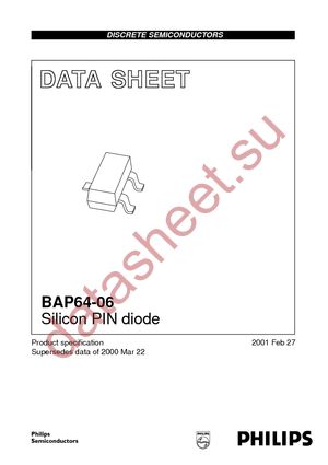 BAP64-06 T/R datasheet  